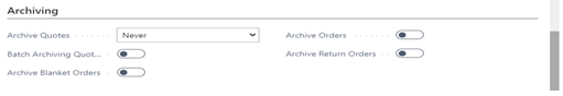 sr archiving