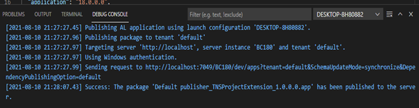 Error while Publishing Extension or downloading AL Symbol in Dynamics 365- Solved 4 Download AL symbol and Publish the extension in business central
