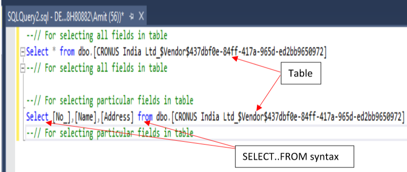How to Select Records from Table via SQL using SELECT Statement 3 sql query to select all records of table