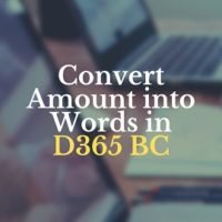 Convert Amount into Words in D365 BC