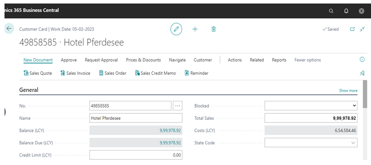 How to Create Customer Master in D365 BC 3 General tab of customer card in D365 BC