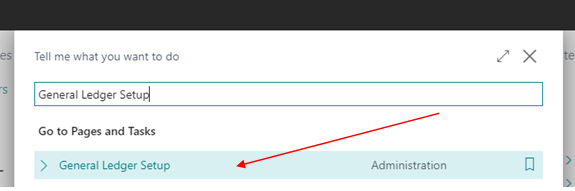 New Add-ons in Posting Preview Functionality in D365 BC 1 Open general ledger set up in dynamics 365