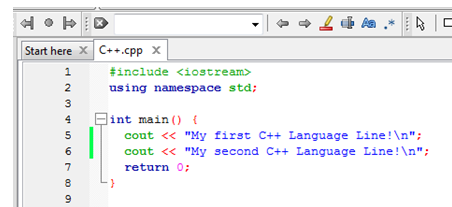 How to Insert a New Line in C++ 1 Sample C++ code for inserting new line