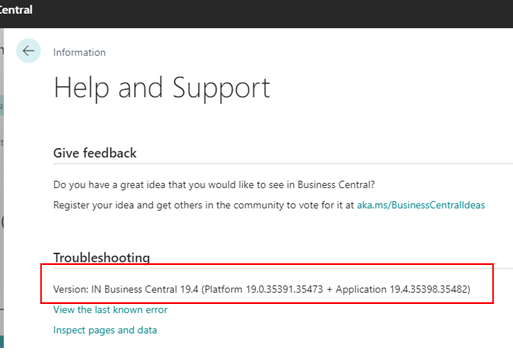 How to Check Version or Built of D365 BC 3 Check Version of D365 BC