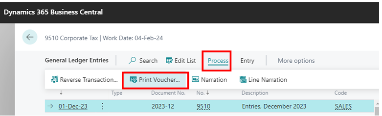 How to Create Journal Voucher in D365 BC 7 Print Voucher for Journal Voucher in D365 BC