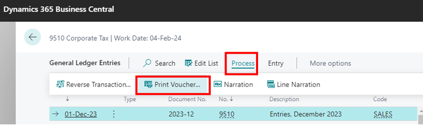 How to Create Cash Receipt Voucher in D365 BC 7 Print voucher for Cash Receipt Voucher in d365 bc