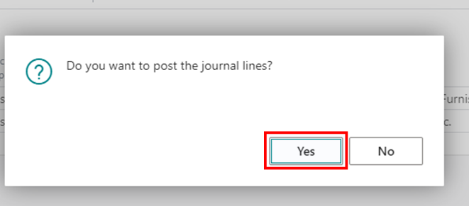 How to Create Journal Voucher in D365 BC 6 post journal lines for Journal Voucher