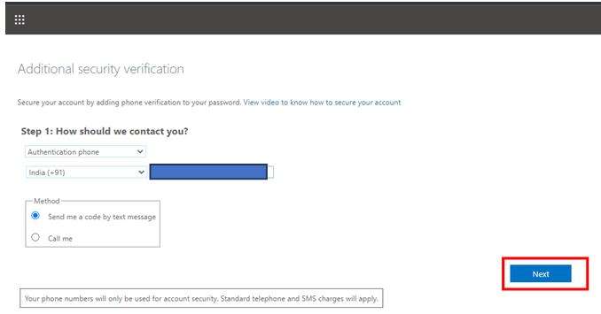 Additional Security Verification