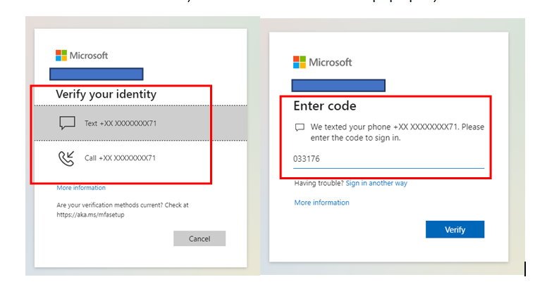 second-level authentication pop open