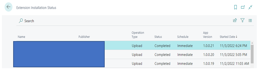Publish an Extension in Production Environment of D365 BC SAAS Version 11 Extension Installation Setup