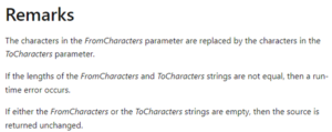 Replace Characters From String By Using CONVERTSTR Function