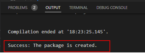 Publish an Extension in Production Environment of D365 BC SAAS Version 5 The package is created for app json