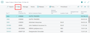 How To Create Sales Order In Business Central D365