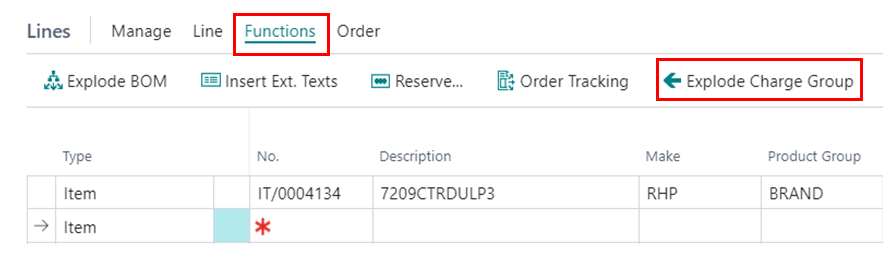 Auto Item Charge Line Creation and Assignment in Purchase in D365 BC 2 Explode Charge Group D365 BC