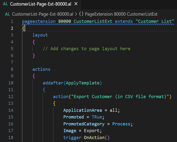 How to Generate CSV file format in Business Central D365 using AL 1 Generate CSV file format in Business Central 1