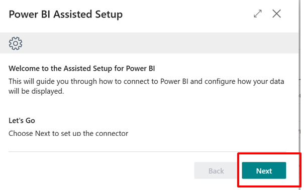 power bi assisted set up